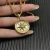 David Yurman Gold Compass White Diamond Necklace