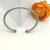 David Yurman 4mm Sterling Silver Red Diamond Bangle Bracelet