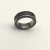 David Yurman 8.5mm Black and Gold Cable Classic Pavé Black Diamond Ring