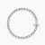 David Yurman 11mm Silver Pavé Twisted Cable Rotating Clasp Necklace