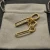 David Yurman Gold Four-Ring Earrings, 53.5mm Length