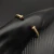 David Yurman 4mm Gold Red Diamond Bangle Bracelet
