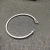 David Yurman 3mm Gold and Silver Heart Cuff Bracelet