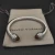 David Yurman 7mm Cable Bracelet with Red Pavé End Caps