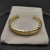 David Yurman 12.9mm Gold Cuff Bracelet