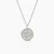 David Yurman Gold Diamond Initial D Disc Pendant Necklace