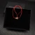 David Yurman Red Double Ring Nylon Cord Bracelet