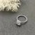 David Yurman Four-Prong Square White Diamond Ring