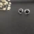 David Yurman 7mm Cable Square Black Diamond Stud Earrings