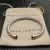 David Yurman 6mm Gold and Silver Lapis Lazuli Cable Cuff Bracelet