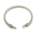 David Yurman 5mm Gold and Silver Hook-End Cable Cuff Bracelet