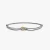 David Yurman Grey Double Ring Nylon Cord Bracelet