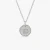 David Yurman Gold Diamond Initial S Disc Pendant Necklace