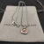 David Yurman 7mm Cushion-Cut Center Stone Necklace Champagne Diamond