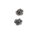 David Yurman Hexagonal Purple Diamond Stud Earrings