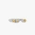 David Yurman Gold and Silver Pavé Cable Wrap Ring