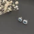 David Yurman 7mm Square Blue Diamond Stud Earrings