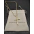 David Yurman Gold-Tone Cylindrical Cross Pendant Necklace