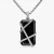 David Yurman Black Onyx Bezel Necklace, 3mm Chain, 50+5cm / 60+5cm Adjustable Length