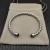 David Yurman 6mm Sterling Silver Black Diamond Cable Cuff Bracelet
