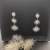David Yurman Silver Triple Sunflower Earrings, 51mm Length