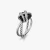 David Yurman 11mm Hexagon Black Pavé Diamond Ring