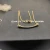 David Yurman Gold Bezel Smile Necklace, 2mm Chain, 45+5cm Adjustable Length