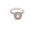 David Yurman Four-Prong Square Champagne Diamond Ring