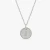 David Yurman Gold Diamond Initial J Disc Pendant Necklace