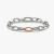 David Yurman Madison Chain Bracelet Rose Gold and Silver