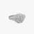 David Yurman 10mm Sterling Silver Pavé White Diamond “New York Light” Ring