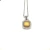 David Yurman 14mm Cushion-Cut Center Stone Necklace with Champagne Pavé