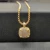 David Yurman 14mm Gold Four-Prong Pavé Diamond Necklace, 2mm Chain, 45+5cm Adjustable Length