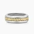 David Yurman Gold and Silver Cable Plain Ring