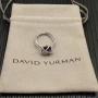 David Yurman 11mm Hexagon Purple Pavé Diamond Ring