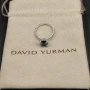 David Yurman 8mm Four-Prong Black Diamond Ring