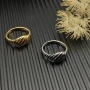 David Yurman 10mm Gold Wave Ring
