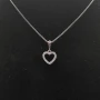David Yurman 11mm Openwork Heart Pavé Diamond Necklace