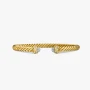 David Yurman 5mm Oval Cable Classic Diamond Cuff Bracelet