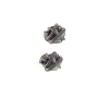 David Yurman Hexagonal Purple Diamond Stud Earrings