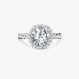 David Yurman 0.7ct Round Halo Diamond Ring